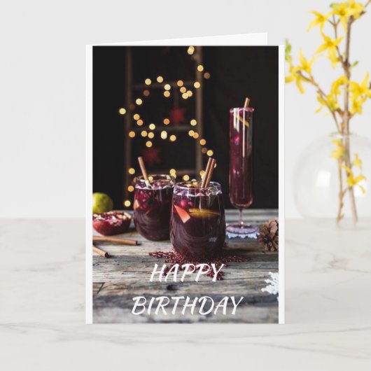 誕生日おめでとうございます！私（たち）の**上司** カード (黄色い花)