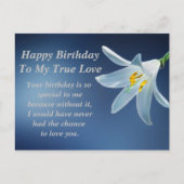 誕生日おめでとうのポストカード ポストカード (正面)