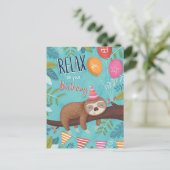 誕生日おめでとうスロー ポストカード (スタンド正面)