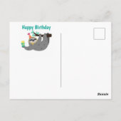 誕生日おめでとうスロー ポストカード (裏面)