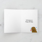 誕生日おめでとうポテト カード (内部)