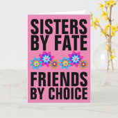 誕生日おめでとう姉妹のような友達 バースデーカード カード (黄色い花)