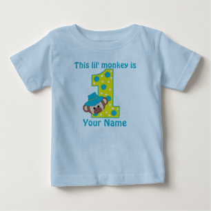 誕生日おめでとう少年ペルソナライズTシャツ ベビーTシャツ