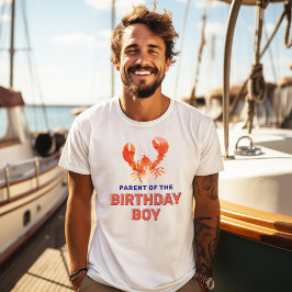 誕生日おめでとう少年!ロブスター親 Tシャツ