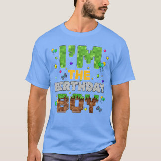 誕生日おめでとう少年Pielゲーマーパーティーマッチングファミリー Tシャツ