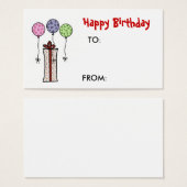 誕生日おめでとう (正面&裏面)