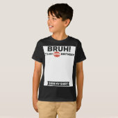 誕生日おめでとう10歳サインTシャツデザイン Tシャツ (正面フル)