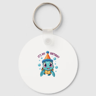 誕生日おめでとう かわいい ウミガメ 海 誕生日 パーティー キーホルダー