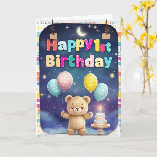 誕生日おめでとう カード (黄色い花)