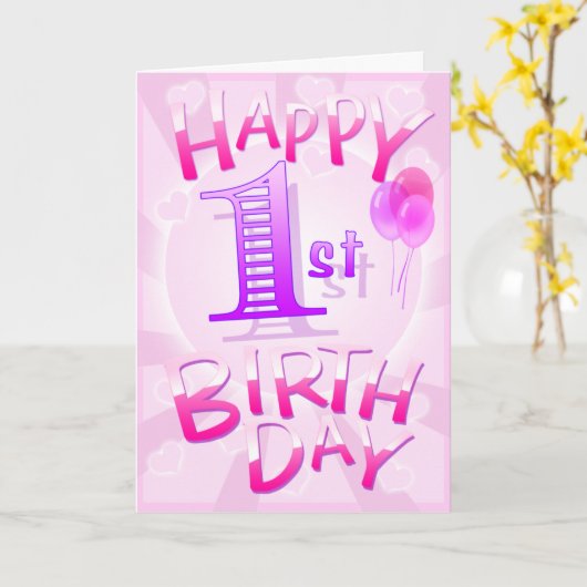 誕生日おめでとう カード (黄色い花)