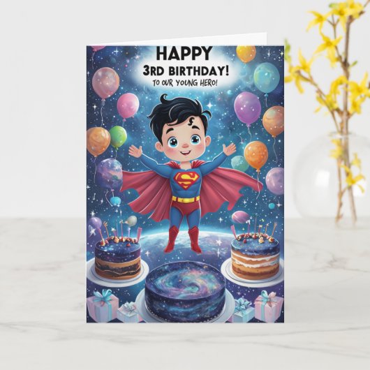 誕生日おめでとう カード (黄色い花)