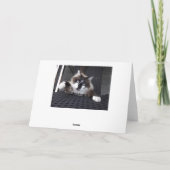 誕生日おめでとう！ カード (裏面)