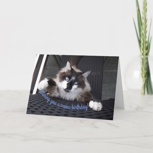 誕生日おめでとう！ カード (正面)