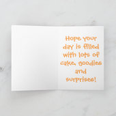 誕生日おめでとう カード (内部)