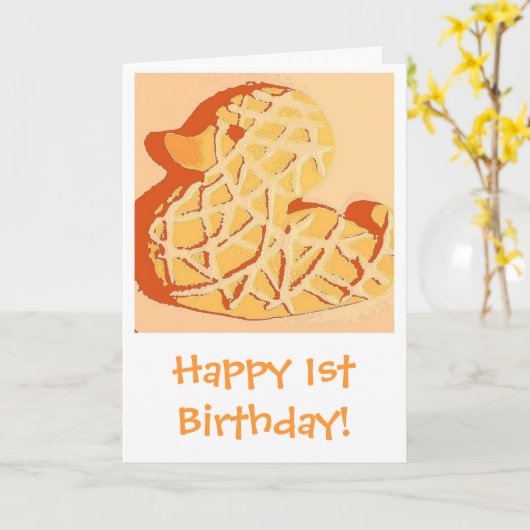 誕生日おめでとう カード (黄色い花)