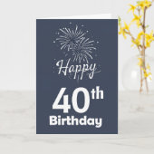 誕生日おめでとう カード (黄色い花)