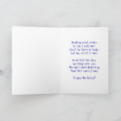 誕生日おめでとう カード (内部)