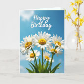 誕生日おめでとう カード Sunny Flowers (黄色い花)