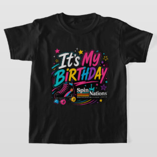 誕生日おめでとう | キッズTシャツ | SpinNations Tシャツ