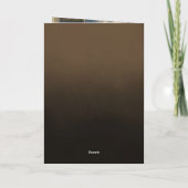 誕生日おめでとう キャンバスアーティスト ペインター カード (裏面)