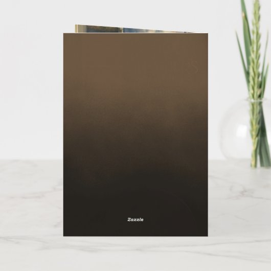 誕生日おめでとう キャンバスアーティスト ペインター カード (裏面)