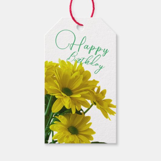 誕生日おめでとう ギフトタグ (正面)