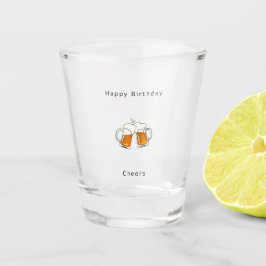 誕生日おめでとう グラス 乾杯 ビール
