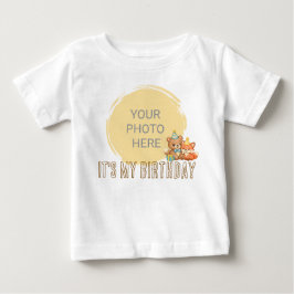 誕生日おめでとう フォトTシャツ パーティ 赤ちゃん服 ベビーTシャツ
