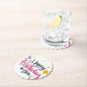 誕生日おめでとう ペーパーコースター (インサイチュ)