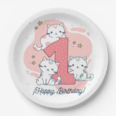 誕生日おめでとう ペーパープレート (正面)