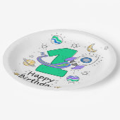 誕生日おめでとう ペーパープレート (アングル)