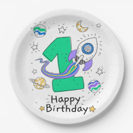 誕生日おめでとう ペーパープレート