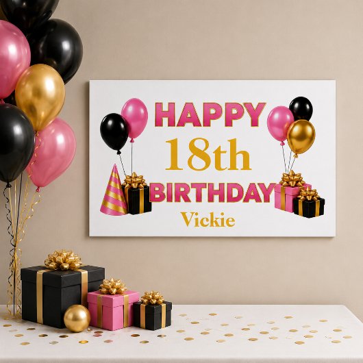 誕生日おめでとう ホワイト ポスター