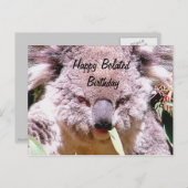 誕生日おめでとう_ ポストカード (正面/裏面)
