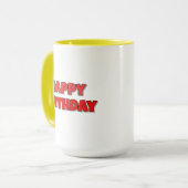 誕生日おめでとう！ マグカップ (正面左)