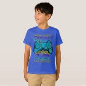 誕生日おめでとう!レベル10解除 ゲーマー少年Tシャツ Tシャツ (正面フル)
