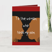 誕生日おめでとう、娘婿さん！（または、誕生日おめでとう、息子の嫁さん！） カード (正面)