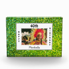 誕生日おめでとう | 年齢 | グリーングリッター フォトブロック