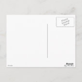 誕生日おめでとう - 歌詞付き ポストカード (裏面)