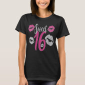 誕生日おめでとう 16歳のバースデー Tシャツ (正面)