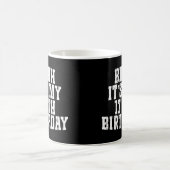 誕生日おめでとう!17歳だ! コーヒーマグカップ (中央)