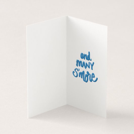 誕生日おめでとうS'more Greeting Card (内部)