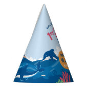 誕生日おもしろいとドルフカラフルンズお祝い パーティーハット (左)