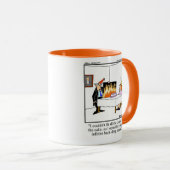 誕生日おもしろいのユーモアが彼女を引き付ける マグカップ (正面右)