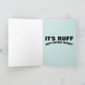 誕生日おもしろいの年配のグリーティングカード カード (内部)