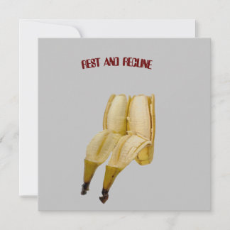 誕生日おもしろいまたは退職金カードのバナナグリーティング サンキューカード