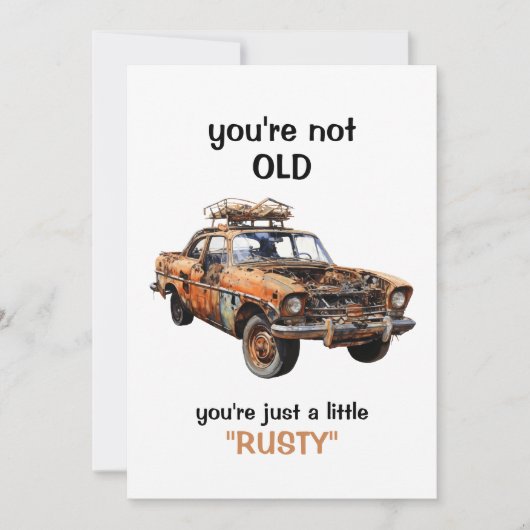 誕生日おもしろいカードおじいちゃん又はパパ誕生日 シーズンカード (正面)