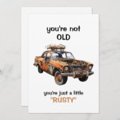 誕生日おもしろいカードおじいちゃん又はパパ誕生日 シーズンカード (正面/裏面)