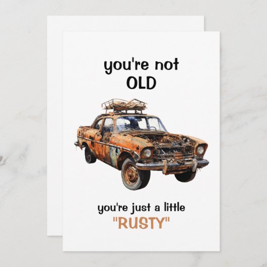 誕生日おもしろいカードおじいちゃん又はパパ誕生日 シーズンカード (正面/裏面)