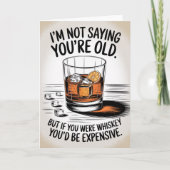 誕生日おもしろいカードパパグランドパウィスキーパパ カード (正面)